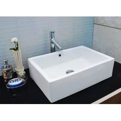 Накладная белая раковина для ванной Gid N9129