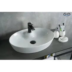 Накладная белая раковина для ванной Gid N9436