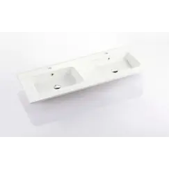 Встраиваемая сверху белая раковина для ванной Gid 90120S