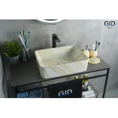 Накладная раковина для ванной под камень Gid Mnc600