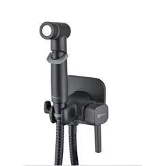 Смеситель Lemark Solo LM7165BL с гигиеническим душем, встраиваемый