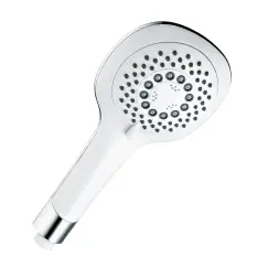 Лейка душевая Lemark  5-функциональная 117х251мм хром/белый