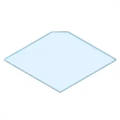 Timo крыша плексиглас ILMA квадратная
