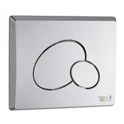 Кнопка смыва  для инсталляции WW MARBERG  410 RD хром круглая