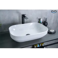 Накладная раковина для ванной Gid D1468 белая