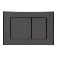 Клавиша смыва Black&White WPI-09530GM оружейная сталь матовый