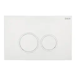 Клавиша смыва Black&White WPI-09511 серый глянцевый