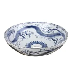 Раковина-чаша Bronze de Lux Dynasty 405x405x125