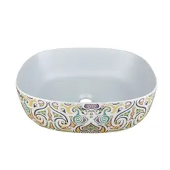 Накладная раковина Bronze de Lux MURANO 455х340х160