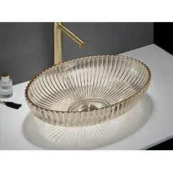 Раковина Ceramalux GL49-CP  стекло