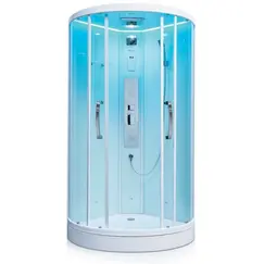 Душевая кабина SSWW W1019B 90х90х215 с Гидромассажем и электрикой