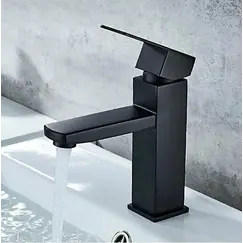 Смеситель для раковины ACWEN 21.102019  черный матовый