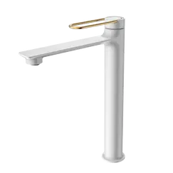 Смеситель для раковины ACWEN JL-11G111MW на столешницу белый