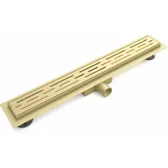 Желоб линейный  ESBANO M-RAIN-60/70/80SG матовый золотой