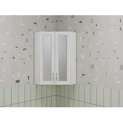 Подвесной шкаф Style Line 450/800 угловой (стекло)