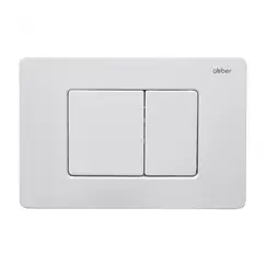 Кнопка смыва ABBER AC0120MW белая матовая