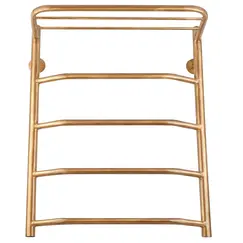 Полотенцесушитель латунный Secado Агата 3 , с полочкой, водяной, бронза