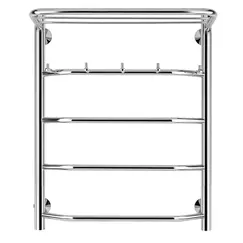 Полотенцесушитель Secado Агата 1 КСП , с крючками и полочкой, электрический L/R хром