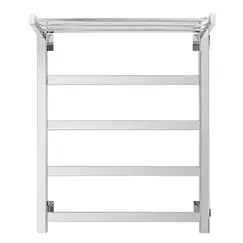 Полотенцесушитель Secado Корсико 1 СП , с полочкой , электрический L/R хром