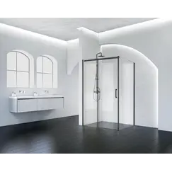 Душевой уголок BelBagno ACQUA-AH-1/-C-NERO