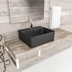 Раковина накладная ESBANO  "CIRCON-46" (matt black)