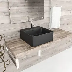 Раковина накладная ESBANO  "CIRCON-40" (matt black)