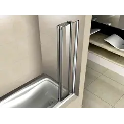 Шторка на ванну CEZARES PRATICO-V-5-120/140-C-Cr