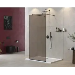 Душевая перегородка CEZARES LIBERTA-L-2-BR-NERO