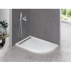 Поддон из искусственного мрамора CEZARES TRAY-AS-RH-30-W-L