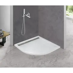 Поддон из искусственного мрамора CEZARES TRAY-AS-R-30-W