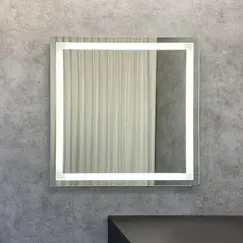 Зеркало Comforty Квадрат 75/90 светодиодная лента, бесконтактный сенсор