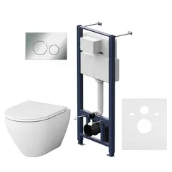 AM.PM Инсталл с клав Pro L глянц хром с подв унит Spirit V2.0 FlashClean с сид м/л