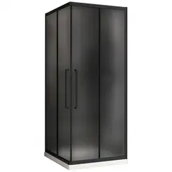 Душевой уголок ABBER Schwarzer Diamant квадрат, матовое/черный