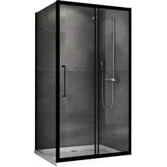 Душевой уголок ABBER Schwarzer Diamant AG30100BH-S100B  в угол