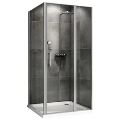 Душевой уголок ABBER Sonnenstrand  прозрачное/хром , в угол