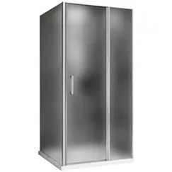 Душевой уголок ABBER Sonnenstrand  матовое/хром , в угол