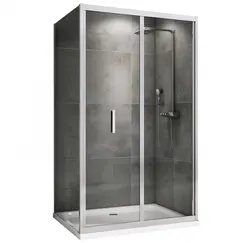 Душевой уголок ABBER Sonnenstrand  прозрачное/хром , в угол