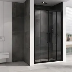 Душевая дверь ABBER Schwarzer Diamant прозрачное/черный