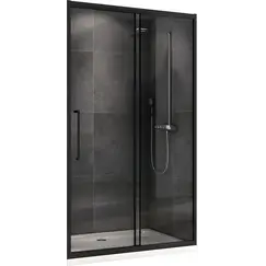 Душевая дверь ABBER Schwarzer Diamant прозрачное/черный/H-195см