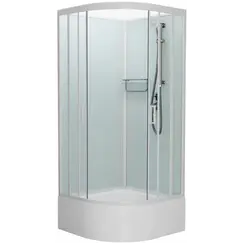 Душевая кабина Frank F409/2  М White матовое стекло