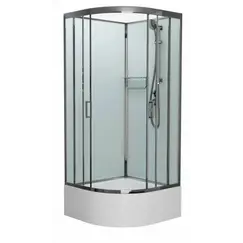 Душевая кабина Frank F400/2 М White  матовое стекло