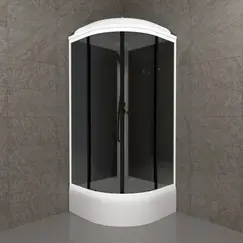 Душевая кабина Triton ГРЭЙ БЛЭК В средний поддон