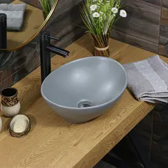 Раковина MELANA MLN-7138MG (серый матовый)