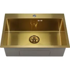 Мойка D6545HG MELANA ProfLine 3,0/220 ЗОЛОТО врезная