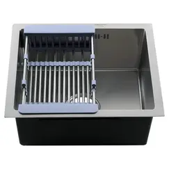 Мойка H4538 MELANA ProfLine 3,0/200 САТИН врезная  с коландером