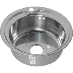 Мойка 510 MELANA 0,8/180 врезная  с сифоном