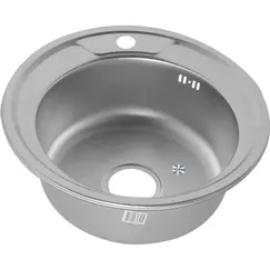 Мойка 490 MELANA 0,6/160  врезная  с сифоном