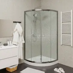 Душевой  уголок Z9111 PARLY с поддоном (90х90х193)