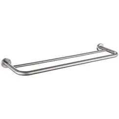 Двойная штанга для полотенец MELANA сатин хром MLN-866002