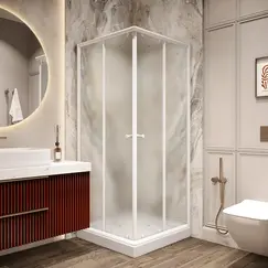 Душевой  уголок ZFQ81 PARLY с поддоном (80х80х195)